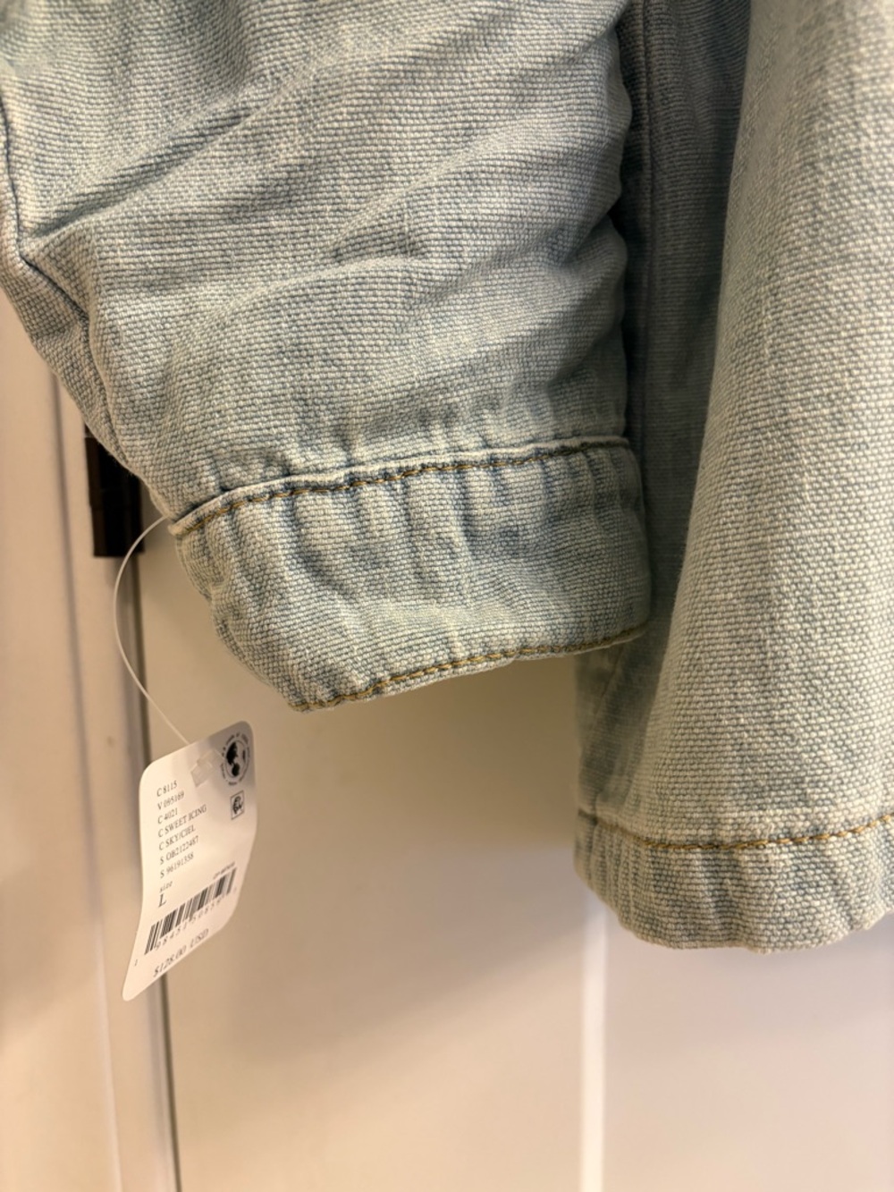 NWT We The Free Lemon Denim Jacket - Picture 14 of 16